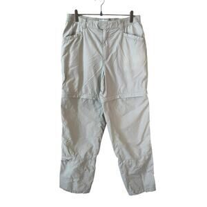 COLUMBIA Women's Convertible Pants Beige 10 Regular Hiking Trail Outdoor Active